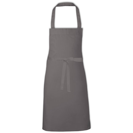 Cotton Barbecue Apron in Dark Grey (ca. Pantone 431) von Link Kitchen Wear (Artnum: X1008